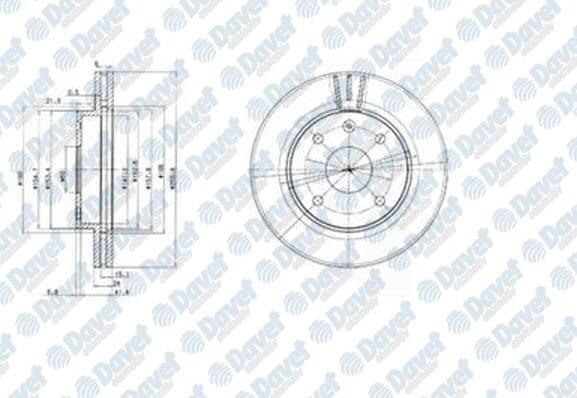 DELPHI BG4003 Fren Diski On (4d 256mm) Lacetti 05-